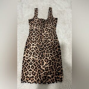 Cheetah print dress